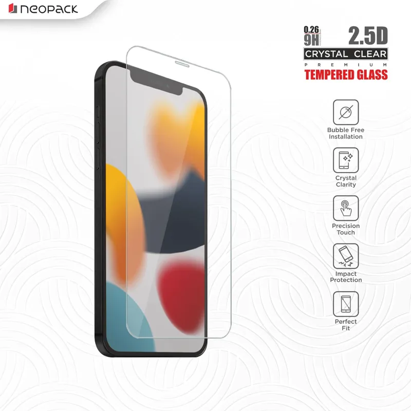 2.5D Clear Tempered Glass for iPhone 14 Plus