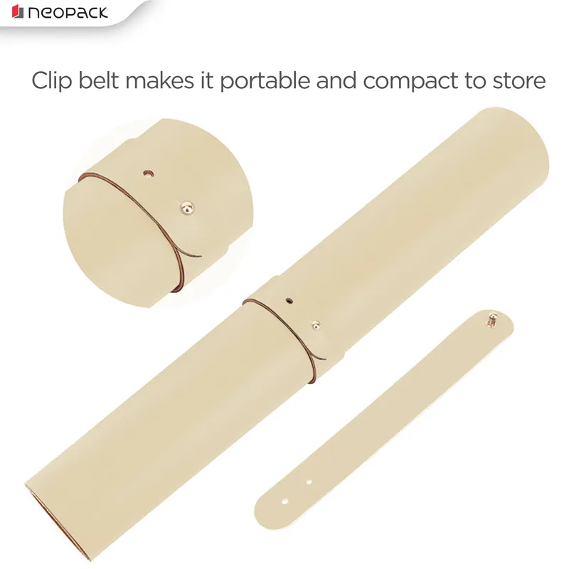 Deskmat with double sided PU (Beigh / Tan)